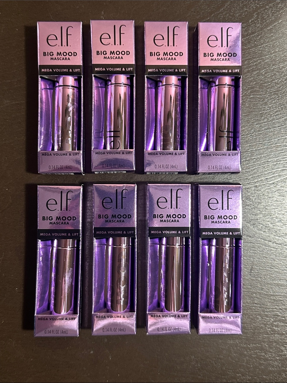 NWT e.l.f. Big Mood Mascara Travel Size - Lot of 8